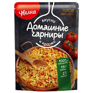 Смесь для гарнира Увелка Домашние Гарниры Овощной плов, 150г