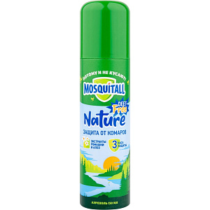 Аэрозоль от комаров Mosquitall Nature, 150мл