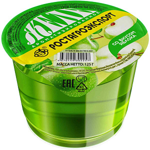 Желе ароматизированное Ростагроэкспорт со вкусом Яблока, 125г