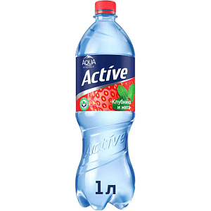 Напиток Aqua Minerale клубника-мята, 1л