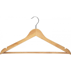 Вешалка для одежды Maxus светлое дерево, 44,5×1,2см