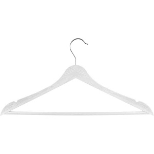 Вешалка для одежды Econova Wood белая, 48-50р-р
