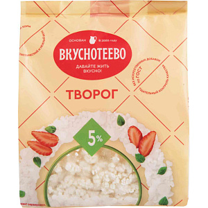 Творог Вкуснотеево 5%, 300г