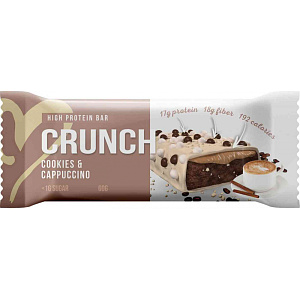 Батончик протеиновый Crunch капучино-печенье, 60г