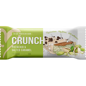 Батончик протеиновый Crunch фисташка-соленая карамель, 60г