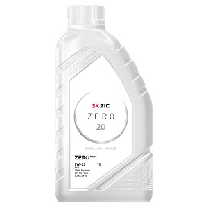 Масло моторное синтетическое Zic ZERO 0W20, 1л