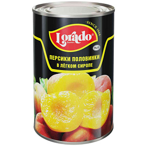 Персик Lorado половинки в сиропе, 425мл