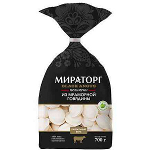 Пельмени Мираторг с мраморной говядиной, 700г
