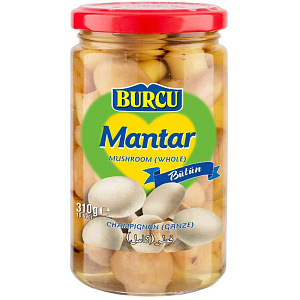 Грибы шампиньоны Burcu целые, 310г