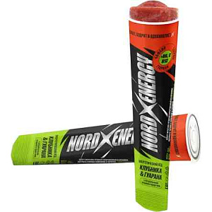 Лед энергетический NORD ENERGY Клубника Гуарана, 98г