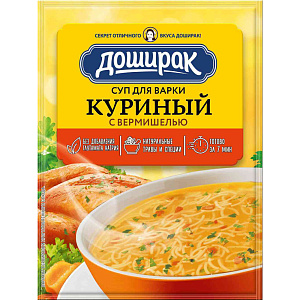 Суп Доширак Куриный с вермишелью, 62г