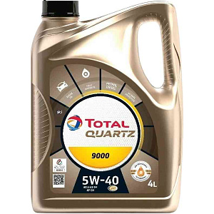 Масло моторное синтетическое Total Quartz 9000 5W-40, 4л