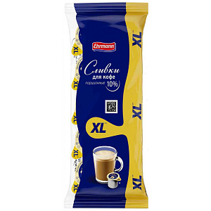 Сливки для кофе порционные Ehrmann XL 10%, 10×17г