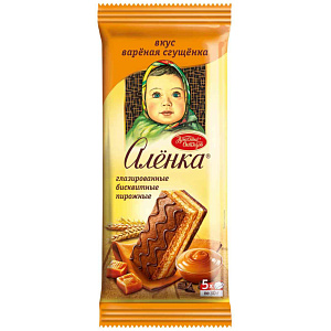 Бисквит Алёнка вареная сгущенка, 150г