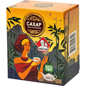 Сахар Дядя Тула тростниковый кусковой, 500г