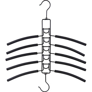 Вешалка-плечики металлические Maxus цвет: черный