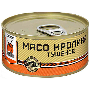 Мясо кролика тушеное Экспедиция, 325г
