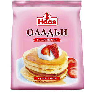 Смесь сухая Haas оладьи, 250г