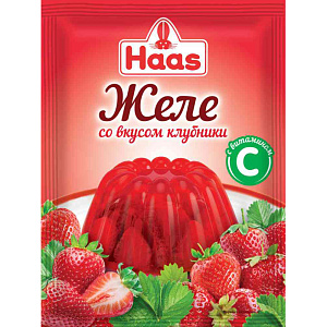 Желе Haas клубника, 50г
