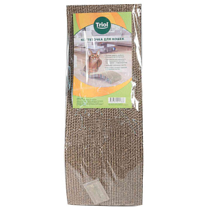 Когтеточка-лежанка для кошек Triol Волна, 53х20,5х8,5см