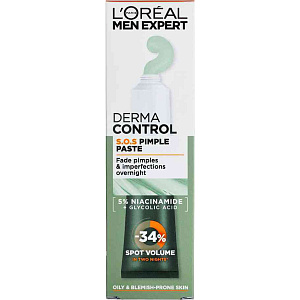 Паста для лица L'Oreal Paris Men Expert Derma Control SOS, 45мл