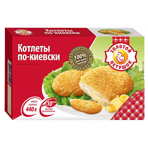Котлеты по-киевски Золотой Петушок, 440г