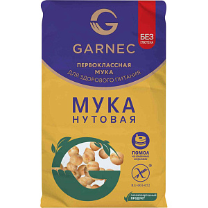 Мука нутовая Garnec без глютена, 400г