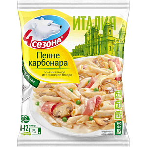 Пенне карбонара 4 сезона, 600г