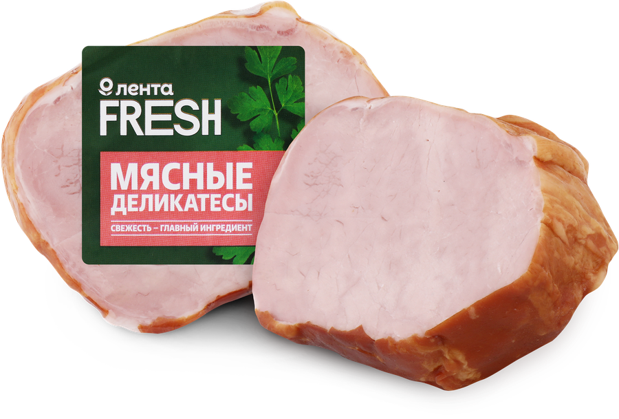 Карбонад копчено-вареный из свинины ЛЕНТА FRESH Традиционный, весовой