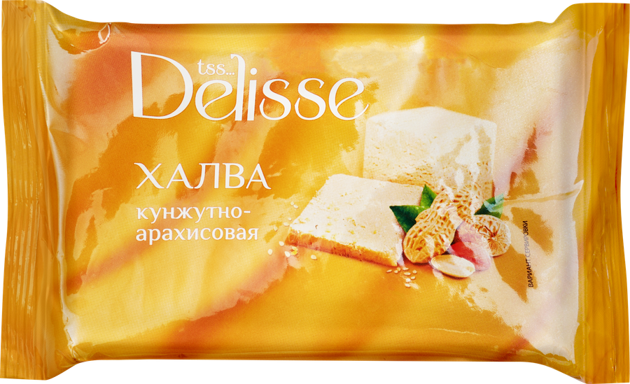 Халва DELISSE кунжутно-арахисовая, 250г