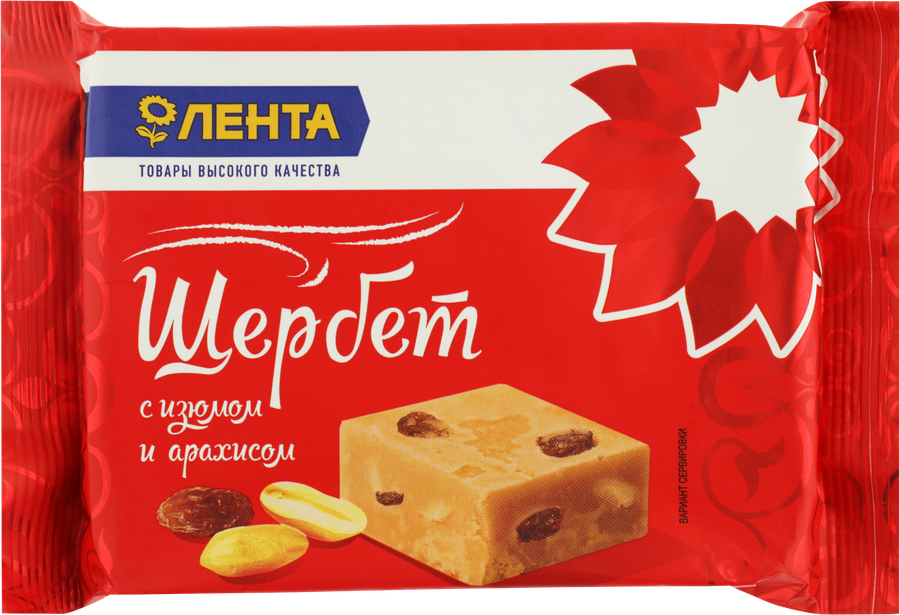 Щербет ЛЕНТА с изюмом и арахисом, 250г