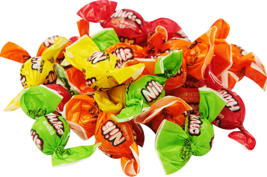 Карамель НИЛЬС со вкусом вишни, апельсина, зеленого яблока, ассорти, весовая