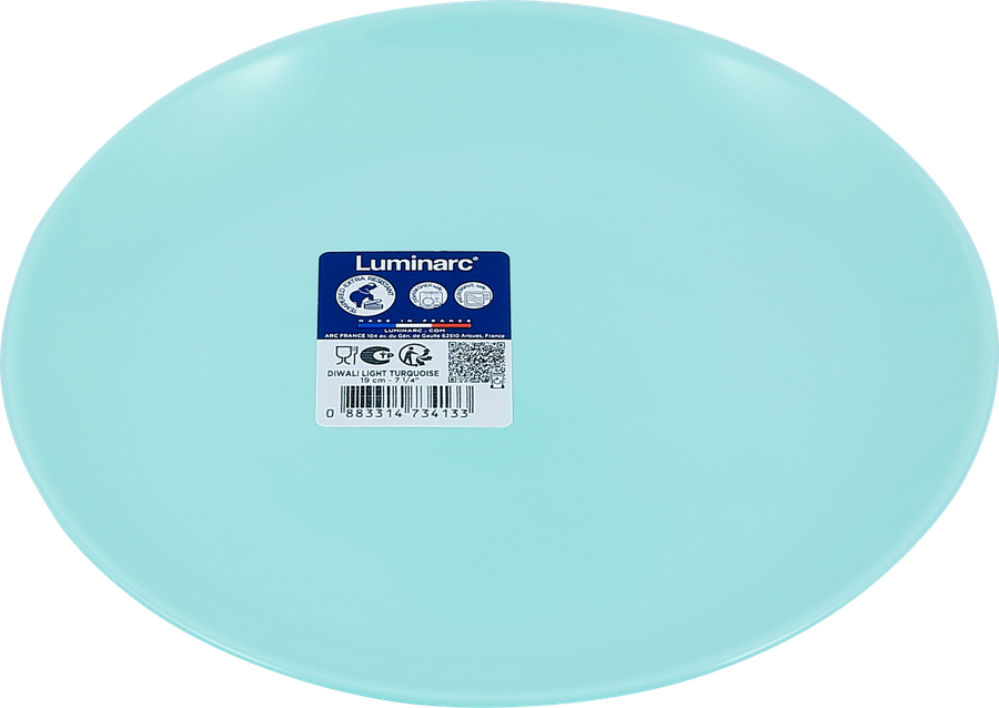 Тарелка десертная LUMINARC Diwali Light Turquoise 19см Арт. P2613