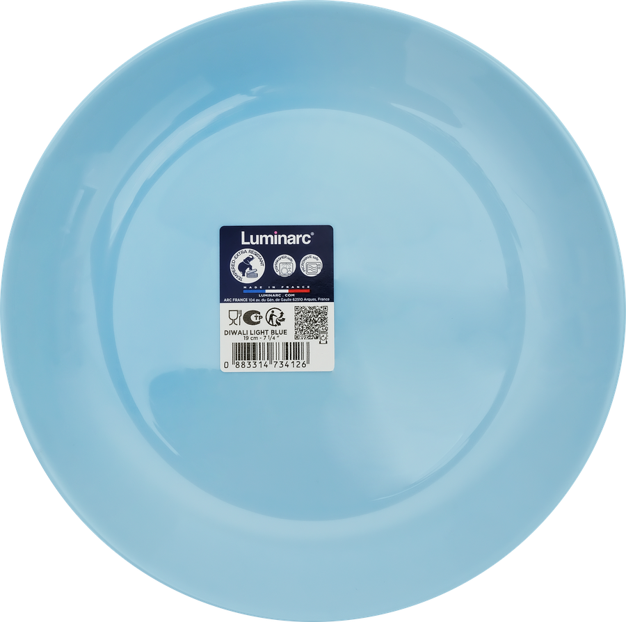 Тарелка десертная LUMINARC Diwali Light Blue/Paradise Blue 19см Арт. 
P2612/V5830