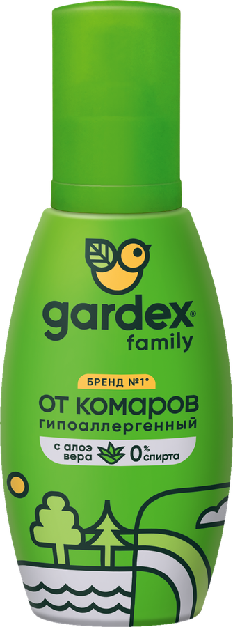 Спрей от комаров GARDEX Family