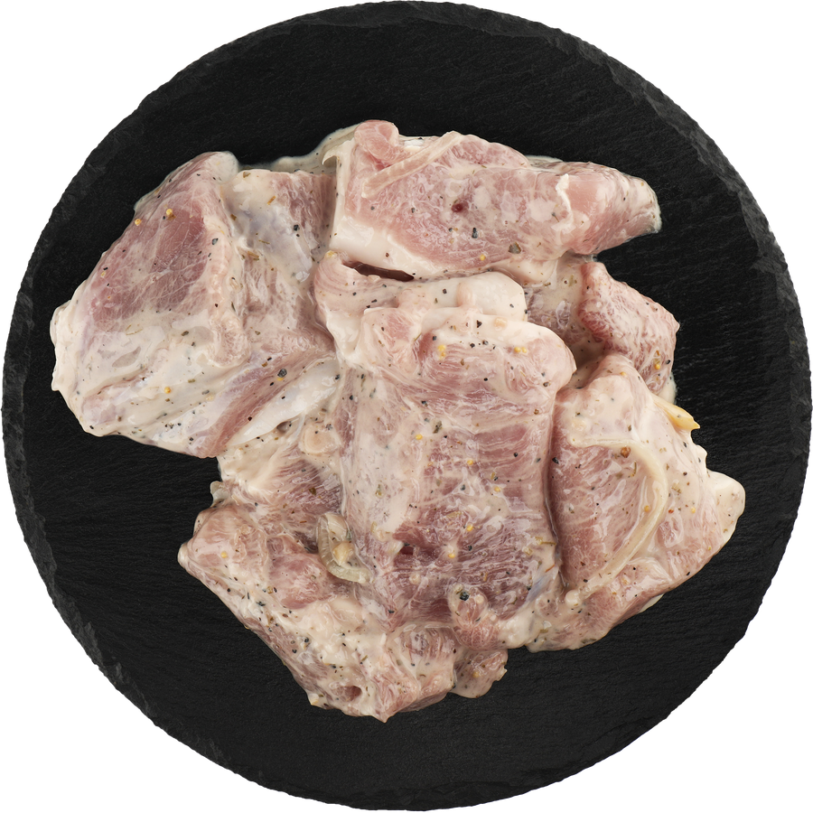 Шашлык из свиного окорока ЛЕНТА FRESH в кефире, весовой