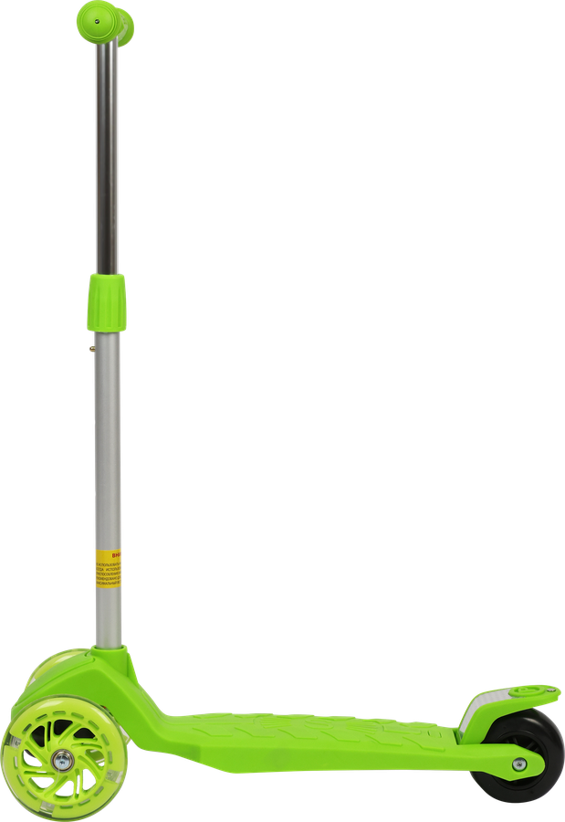 Самокат трехколесный ACTIWELL KIDS не складной, со светящимися передними  колесами, Арт. ACT-S02