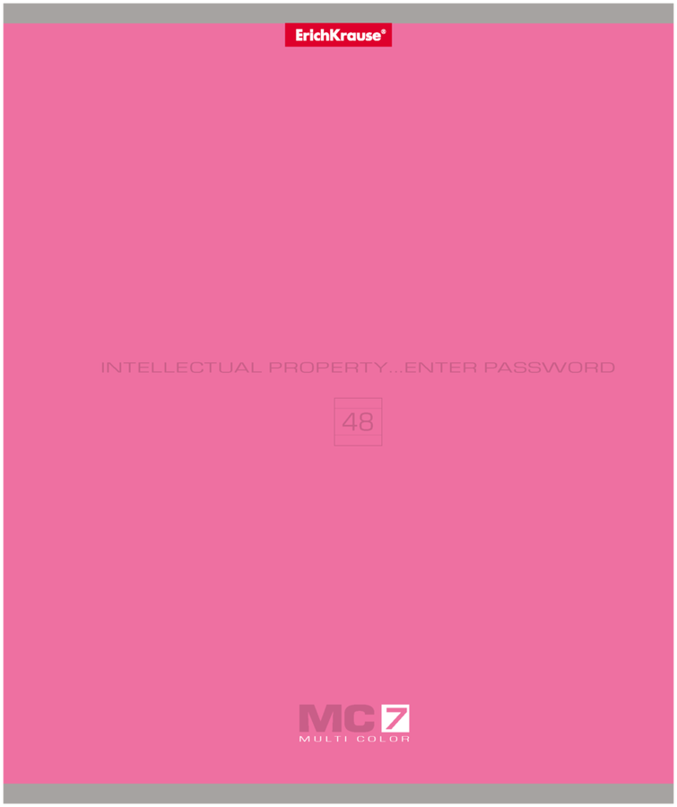 Тетрадь ERICHKRAUSE Общая MC-7 48 листов, в линейку