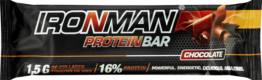 Батончик IRONMAN Tri Protein Bar со вкусом шоколада, глазированный, 50г