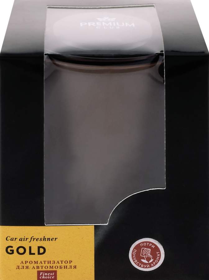 Ароматизатор автомобильный PREMIUM CLUB Prestige, на торпеду, Арт. 
10354