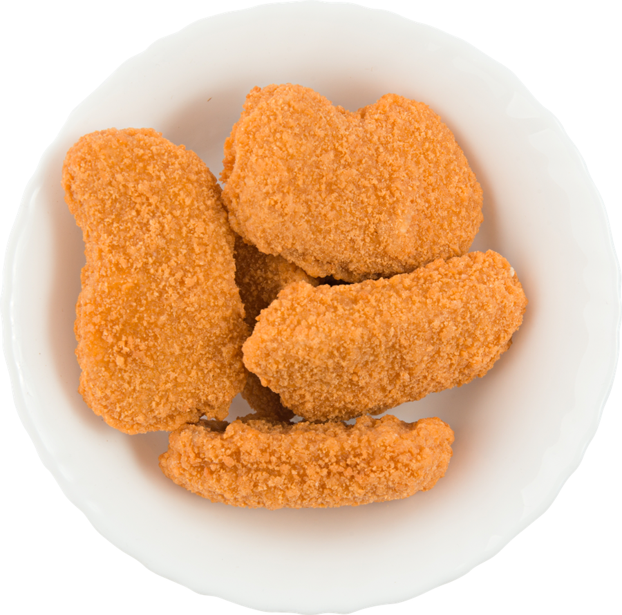Наггетсы из мяса цыпленка в панировке, весовые