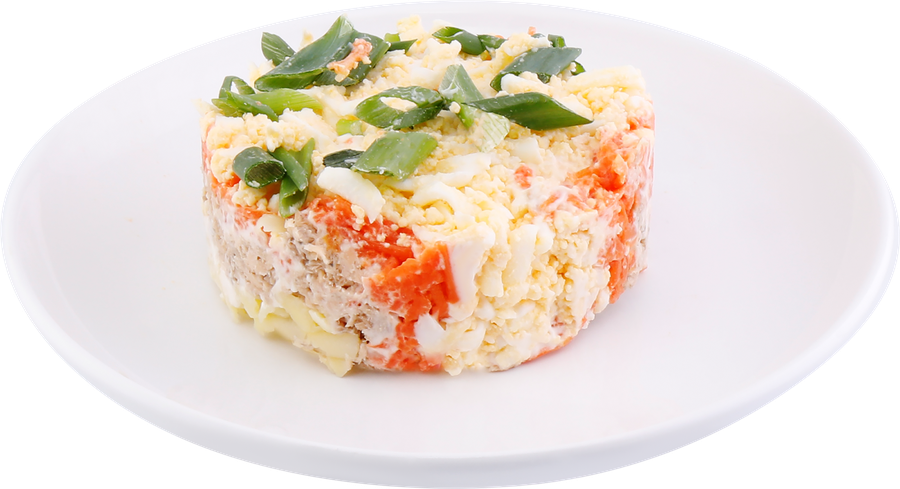 Салат ЛЕНТА FRESH Мимоза с горбушей, весовой