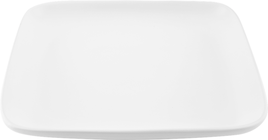 Тарелка сервировочная HOMECLUB Quadro White 19х19см, керамика, Арт. JH7912