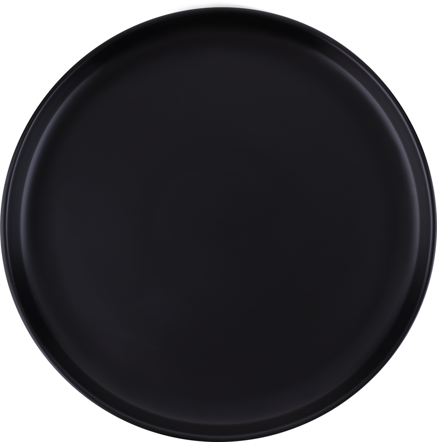 Тарелка обеденная HOMECLUB Matt black 26см, керамика
