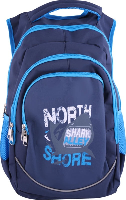 Ранец ученический ЛЕНТА KIDS Shark, Арт. BCP-AW2023-005