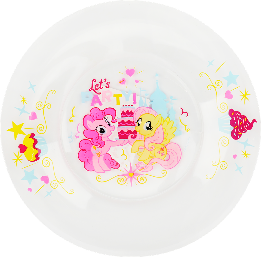 Тарелка MY LITTLE PONY 19,5см, стекло Арт. MLPP195G-1