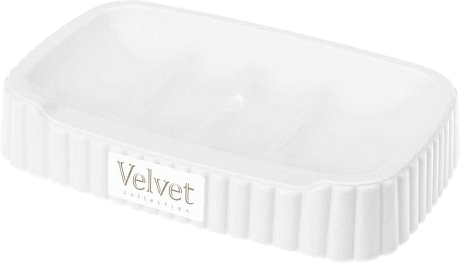 Мыльница БЫТПЛАСТ Velvet, пластик, в ассортименте