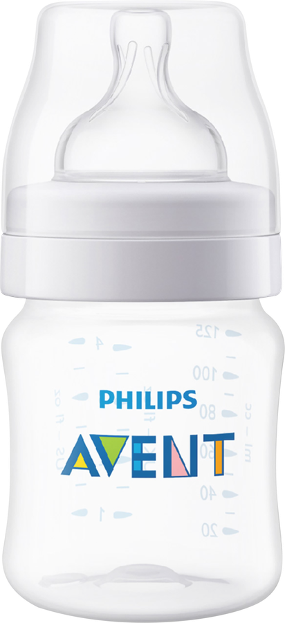 Бутылочка для кормления PHILIPS AVENT Anti-colic 125мл, с 0 месяцев, Арт. SCY100/01