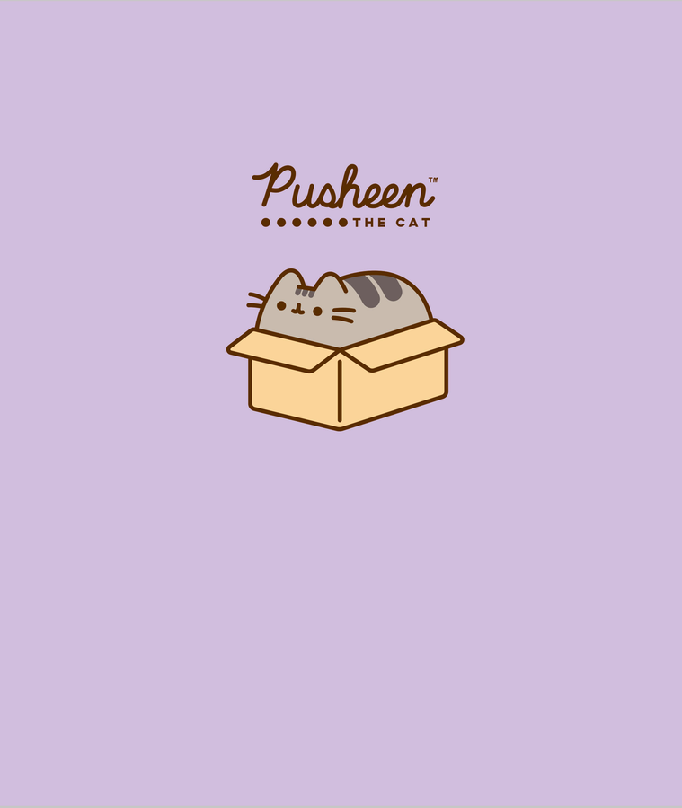 Тетрадь PUSHEEN А5, 48 листов, в клетку, на скрепке, Арт. PS22/5