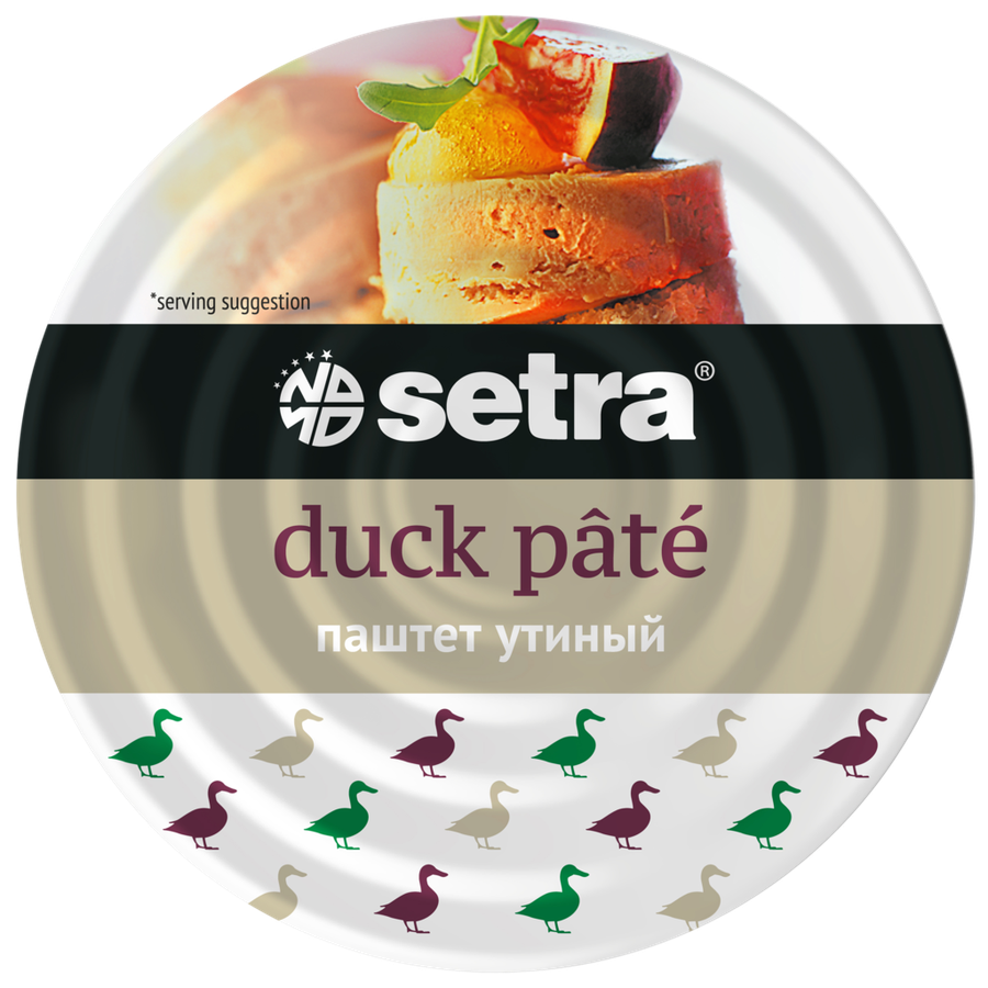 Паштет SETRA из утки, 100г